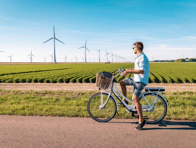 Windmolens fiets